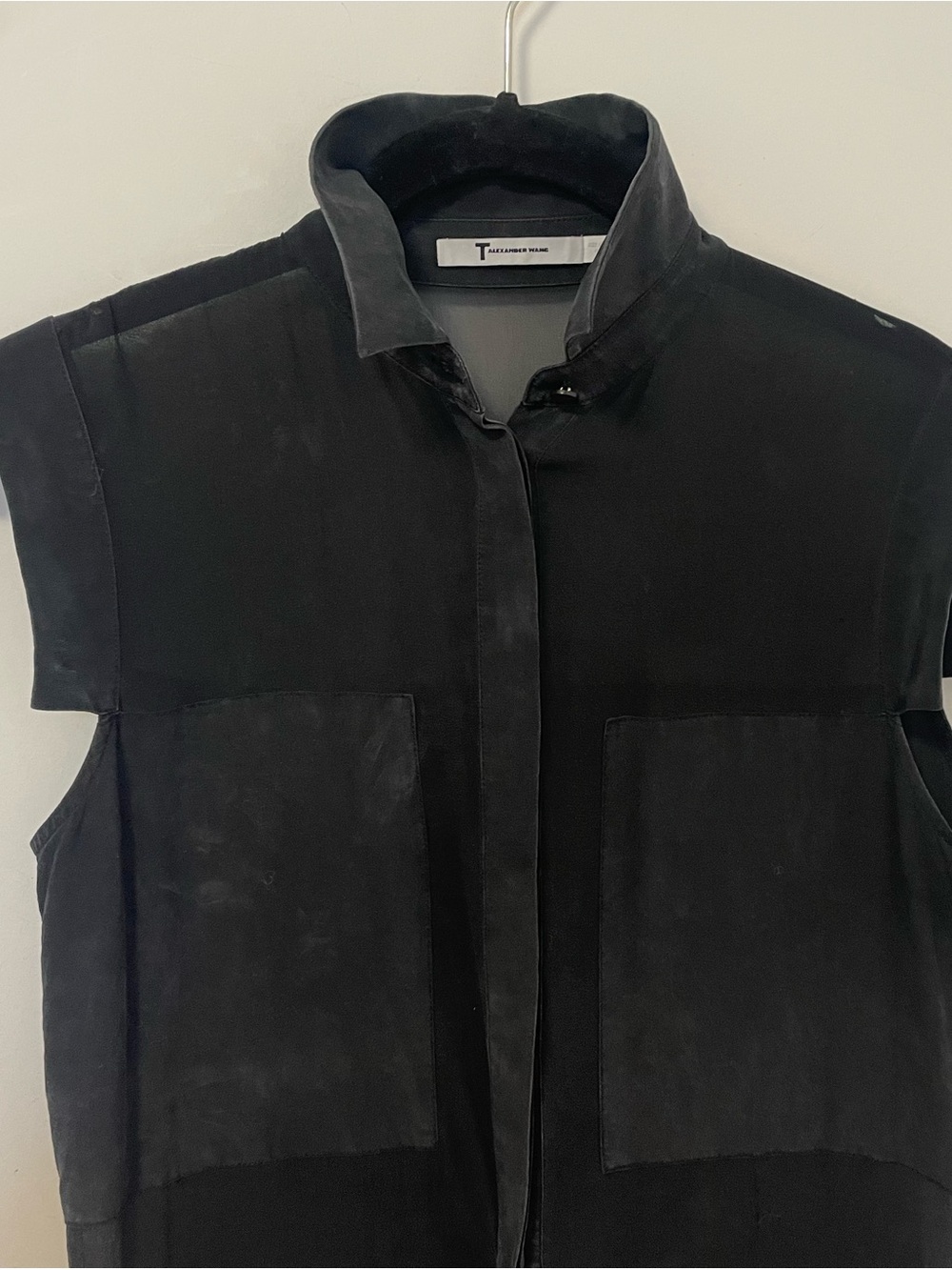 Alexander Wang Black Sleeveless Utility Vest